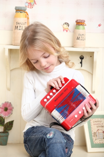 New Classic Toys Accordion Red